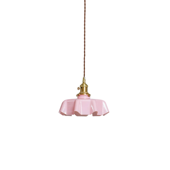 Francuska Lampa Wisząca Kwiatowa