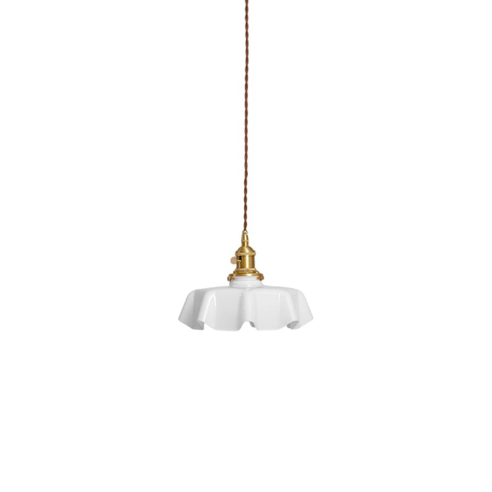 Francuska Lampa Wisząca Kwiatowa