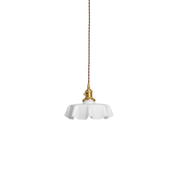 Francuska Lampa Wisząca Kwiatowa