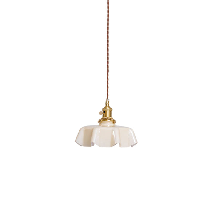 Francuska Lampa Wisząca Kwiatowa