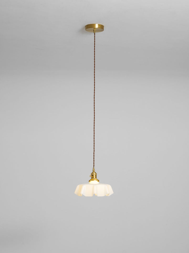 Francuska Lampa Wisząca Kwiatowa