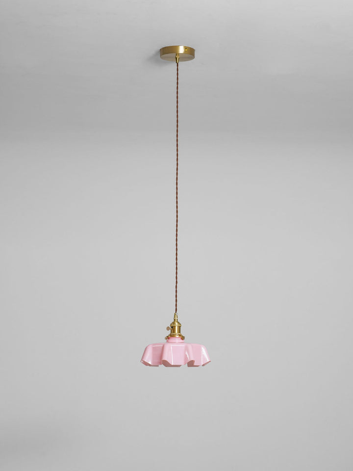 Francuska Lampa Wisząca Kwiatowa
