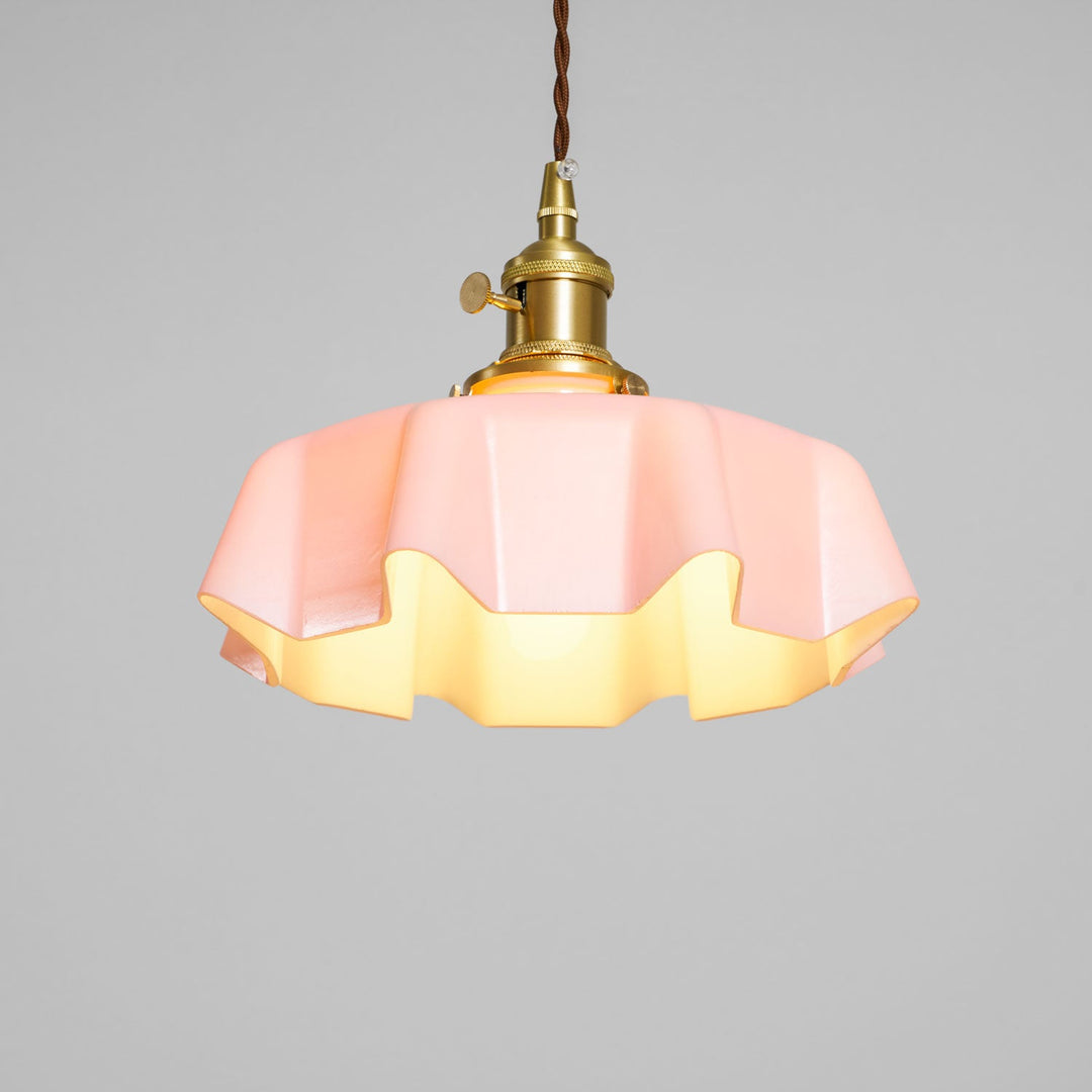Francuska Lampa Wisząca Kwiatowa