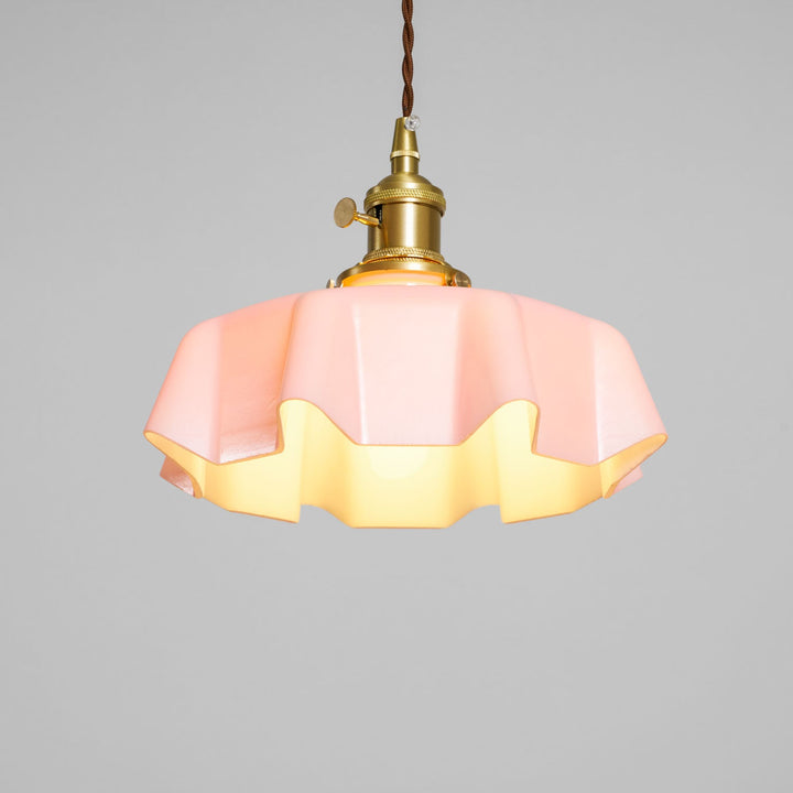 Francuska Lampa Wisząca Kwiatowa