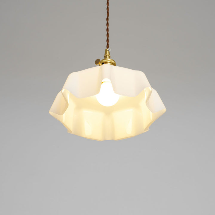 Francuska Lampa Wisząca Kwiatowa