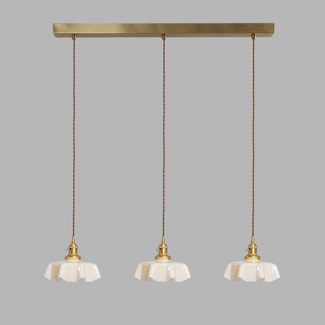 Francuska Lampa Wisząca Kwiatowa