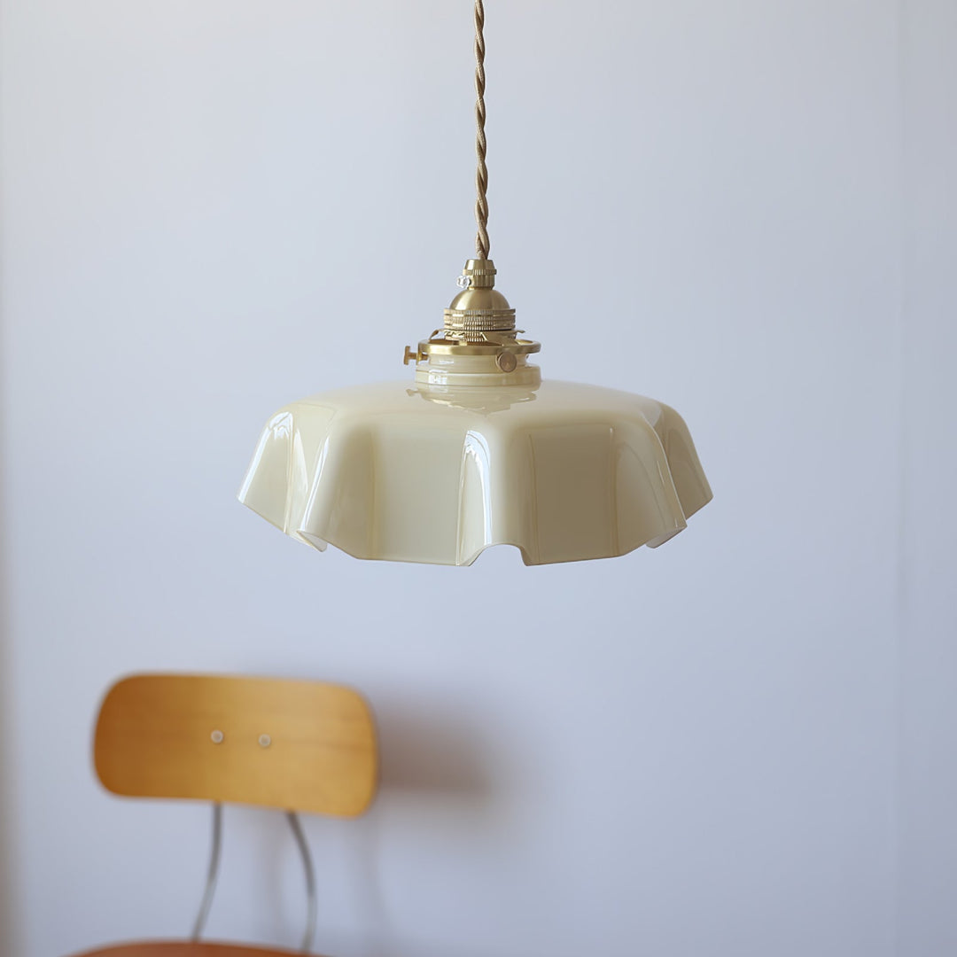 Francuska Lampa Wisząca Kwiatowa