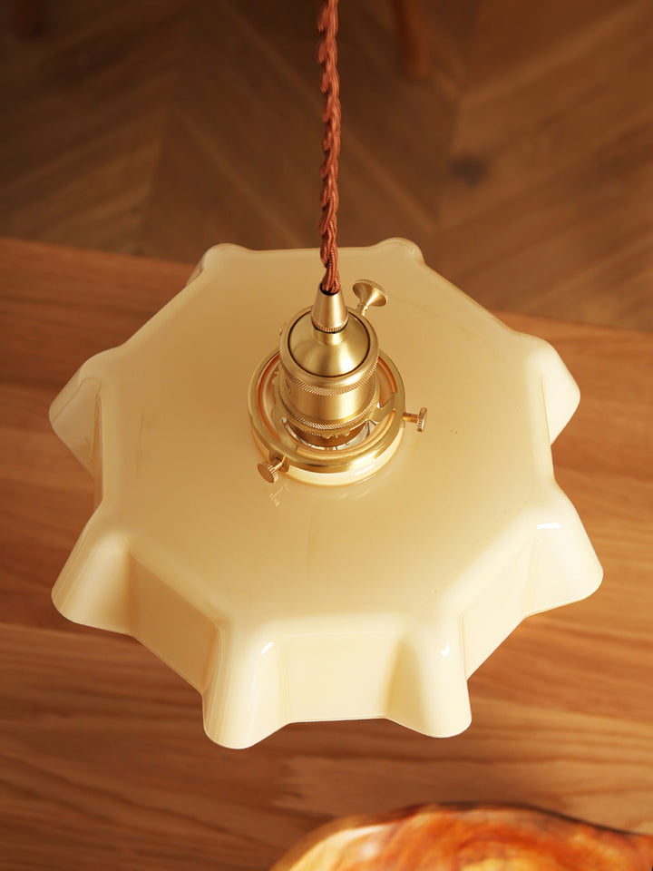 Francuska Lampa Wisząca Kwiatowa
