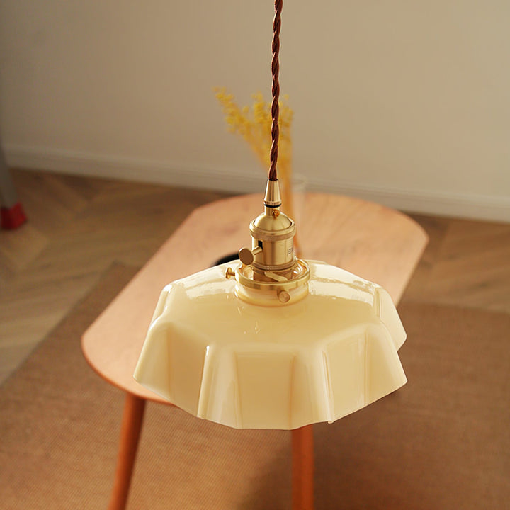 Francuska Lampa Wisząca Kwiatowa