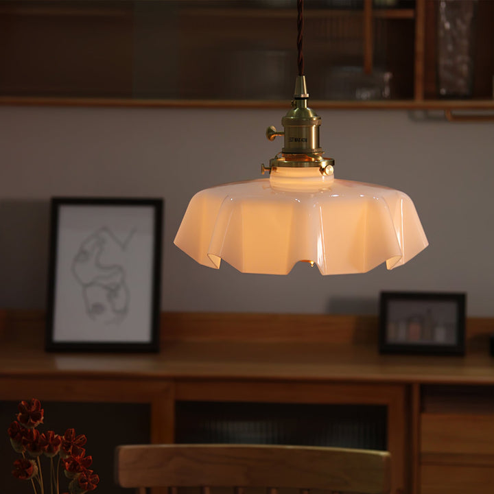 Francuska Lampa Wisząca Kwiatowa