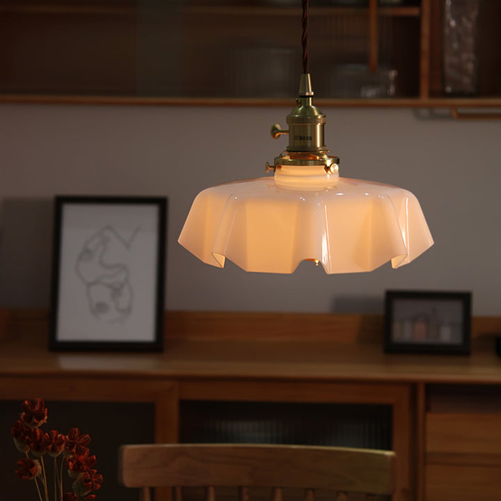 Francuska Lampa Wisząca Kwiatowa