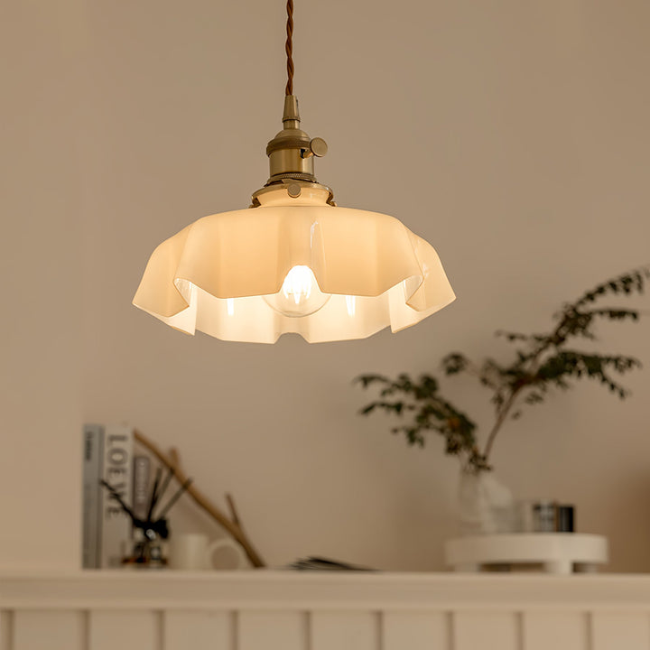 Francuska Lampa Wisząca Kwiatowa