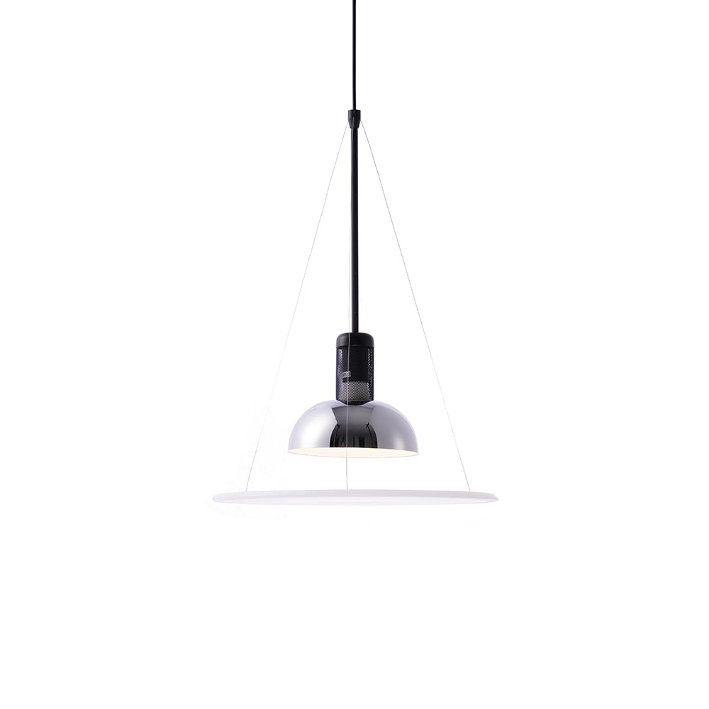 Lampa wisząca w kształcie latającego talerza
