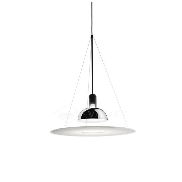 Lampa wisząca w kształcie latającego talerza