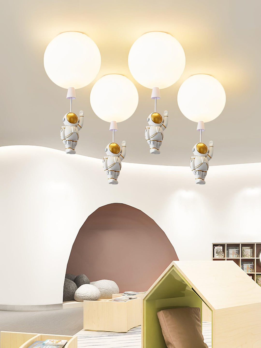 Lampa sufitowa Frosted Balloon z matowym kloszem
