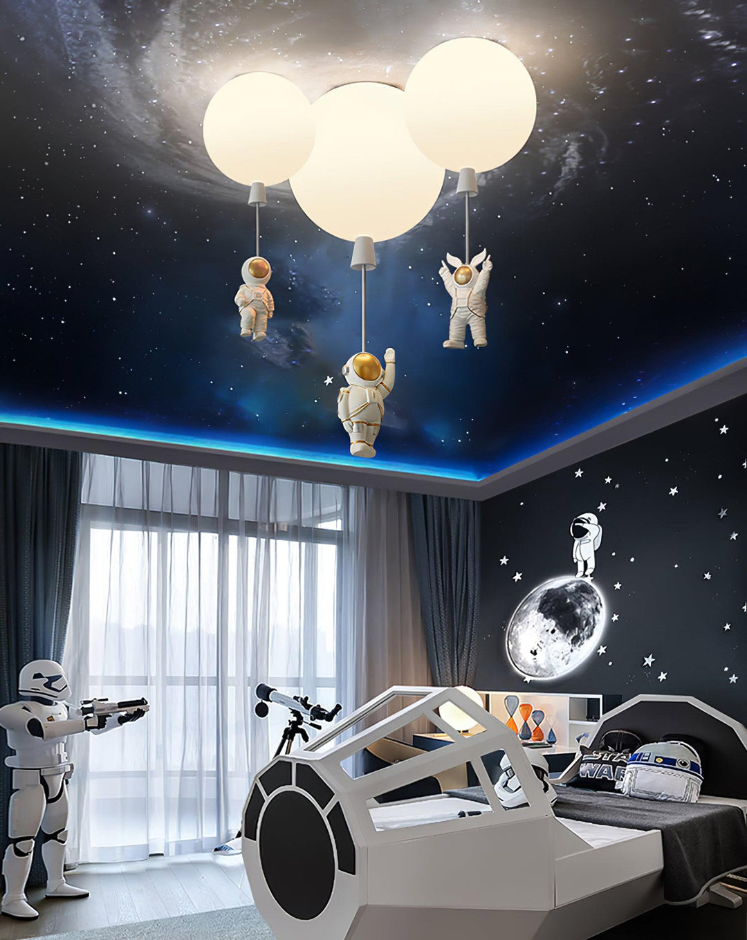 Lampa sufitowa Frosted Balloon z matowym kloszem
