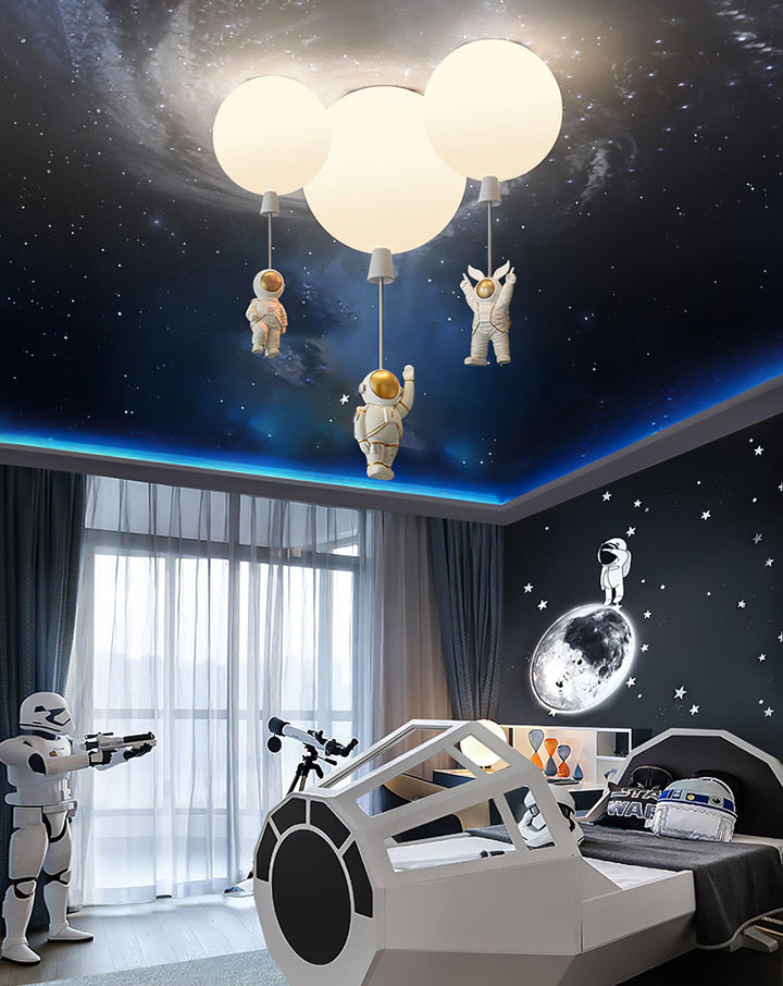 Lampa sufitowa Frosted Balloon z matowym kloszem