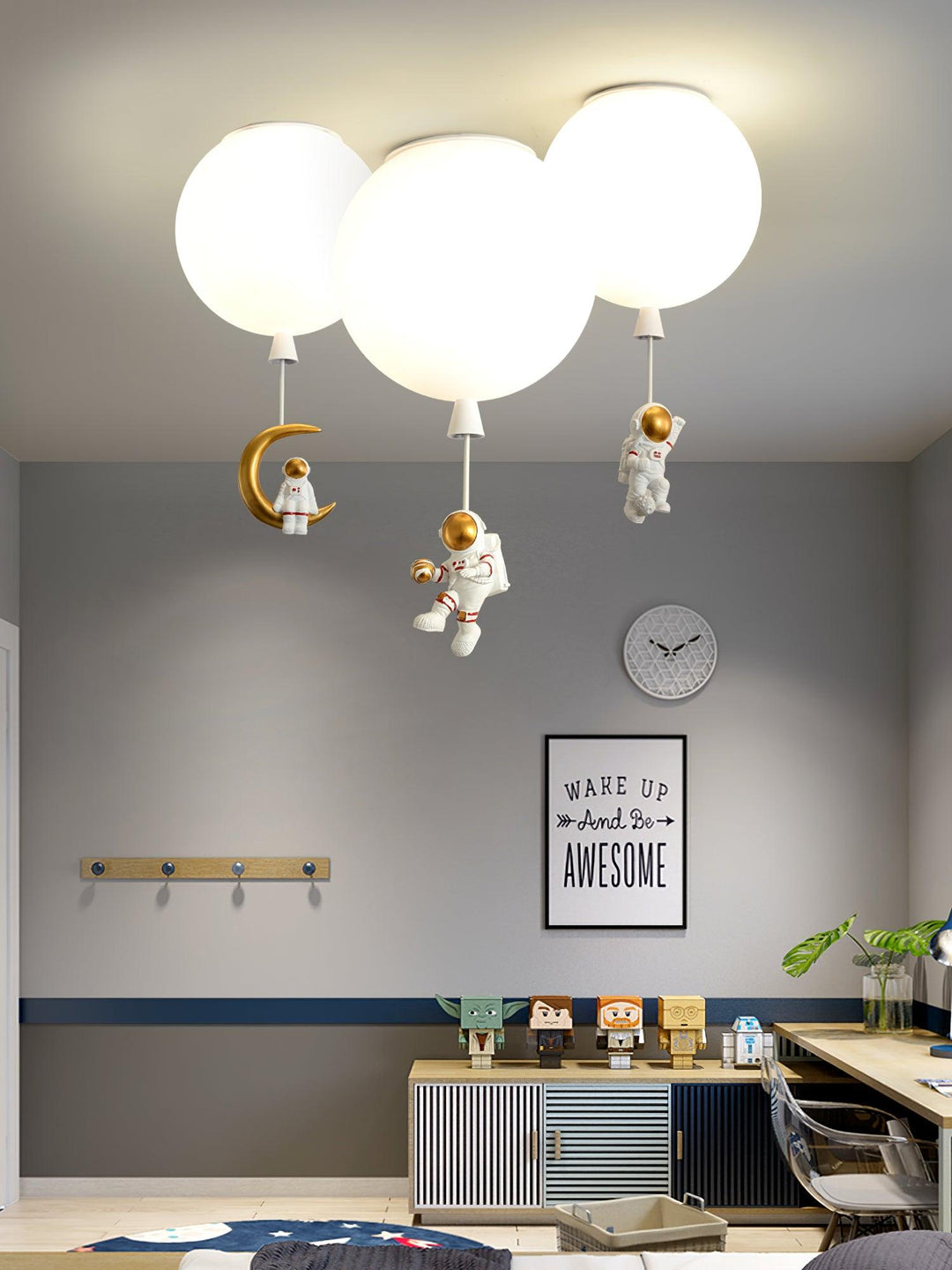 Lampa sufitowa Frosted Balloon z matowym kloszem