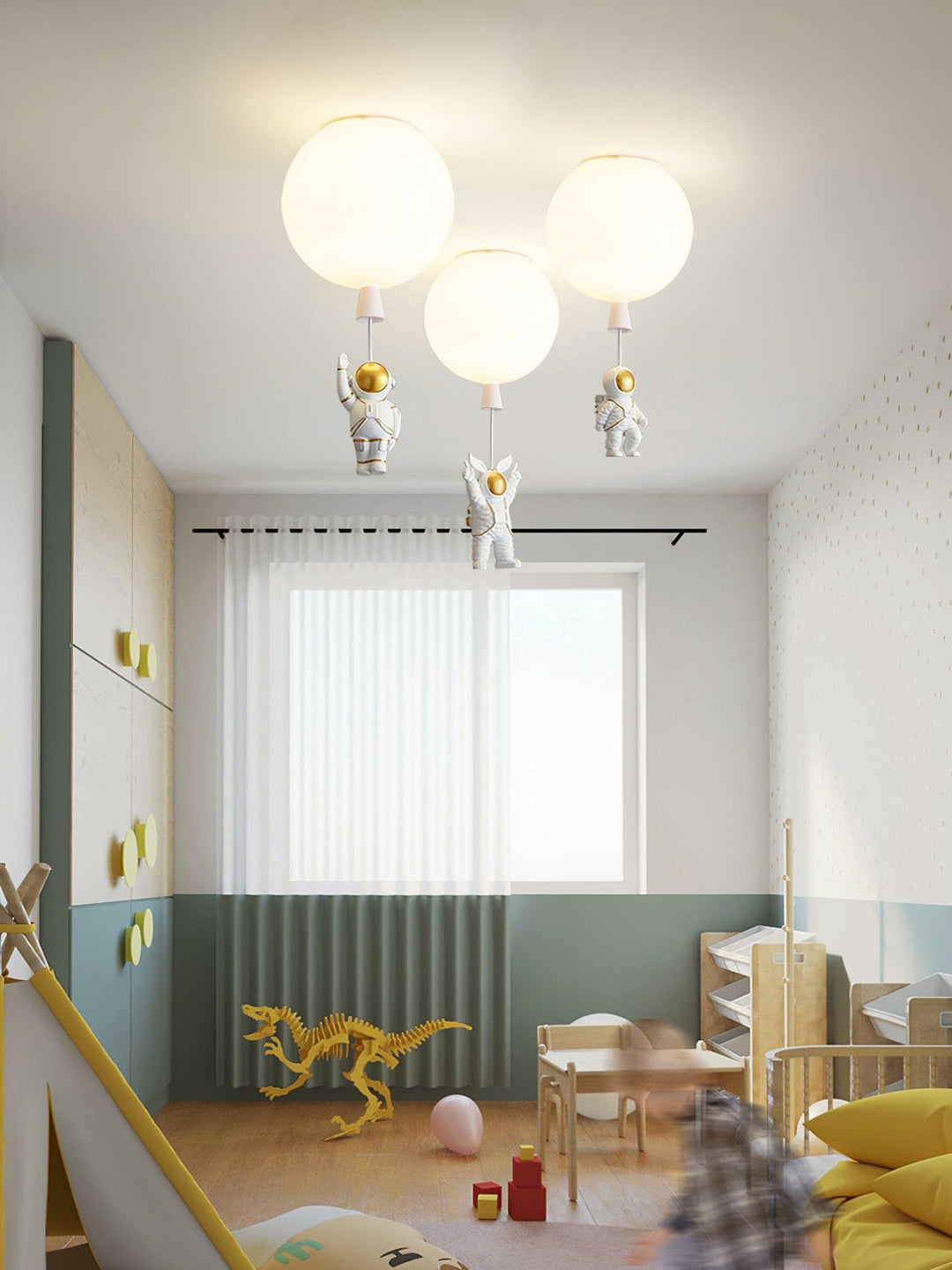 Lampa sufitowa Frosted Balloon z matowym kloszem