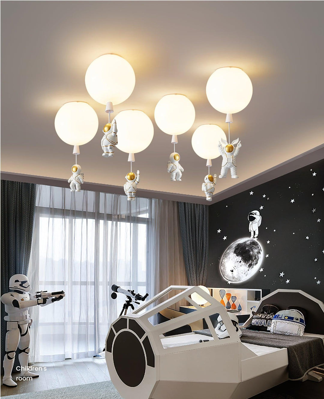 Lampa sufitowa Frosted Balloon z matowym kloszem