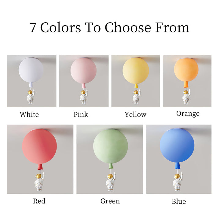 Lampa sufitowa Frosted Balloon z matowym kloszem