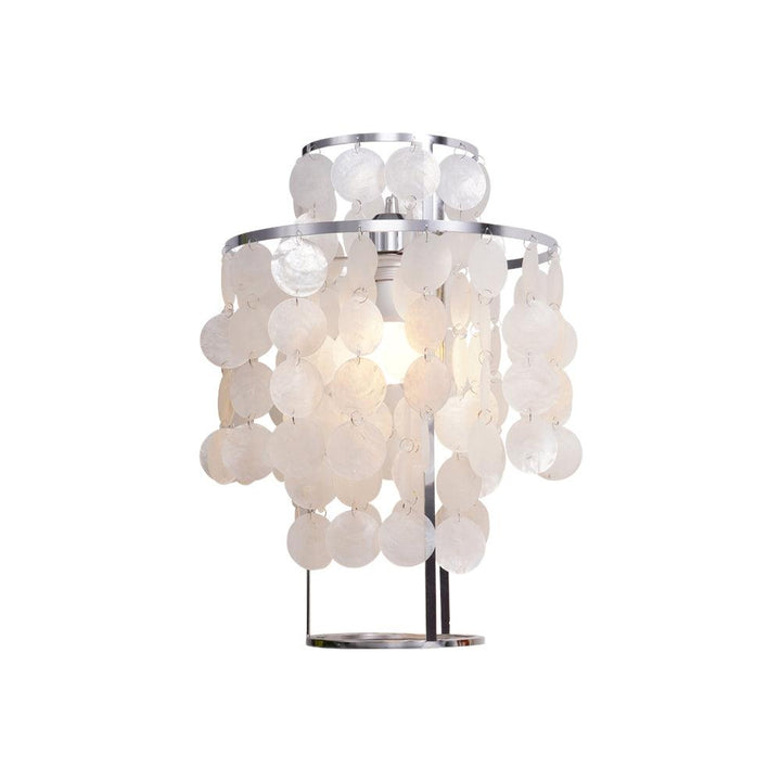 Lampa stołowa z muszli