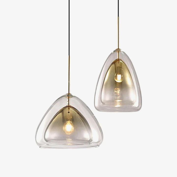 Futurystyczna Lampa Wisząca ze Szkła
