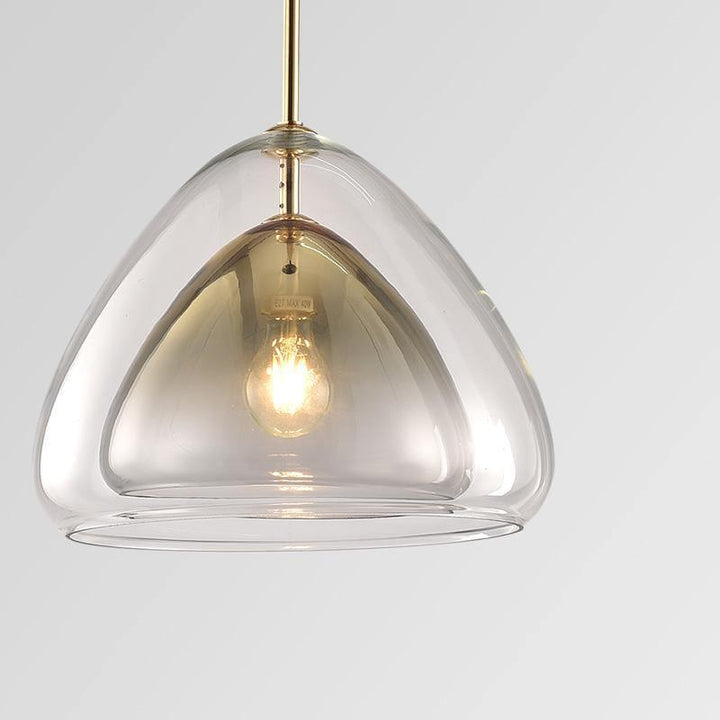Futurystyczna Lampa Wisząca ze Szkła