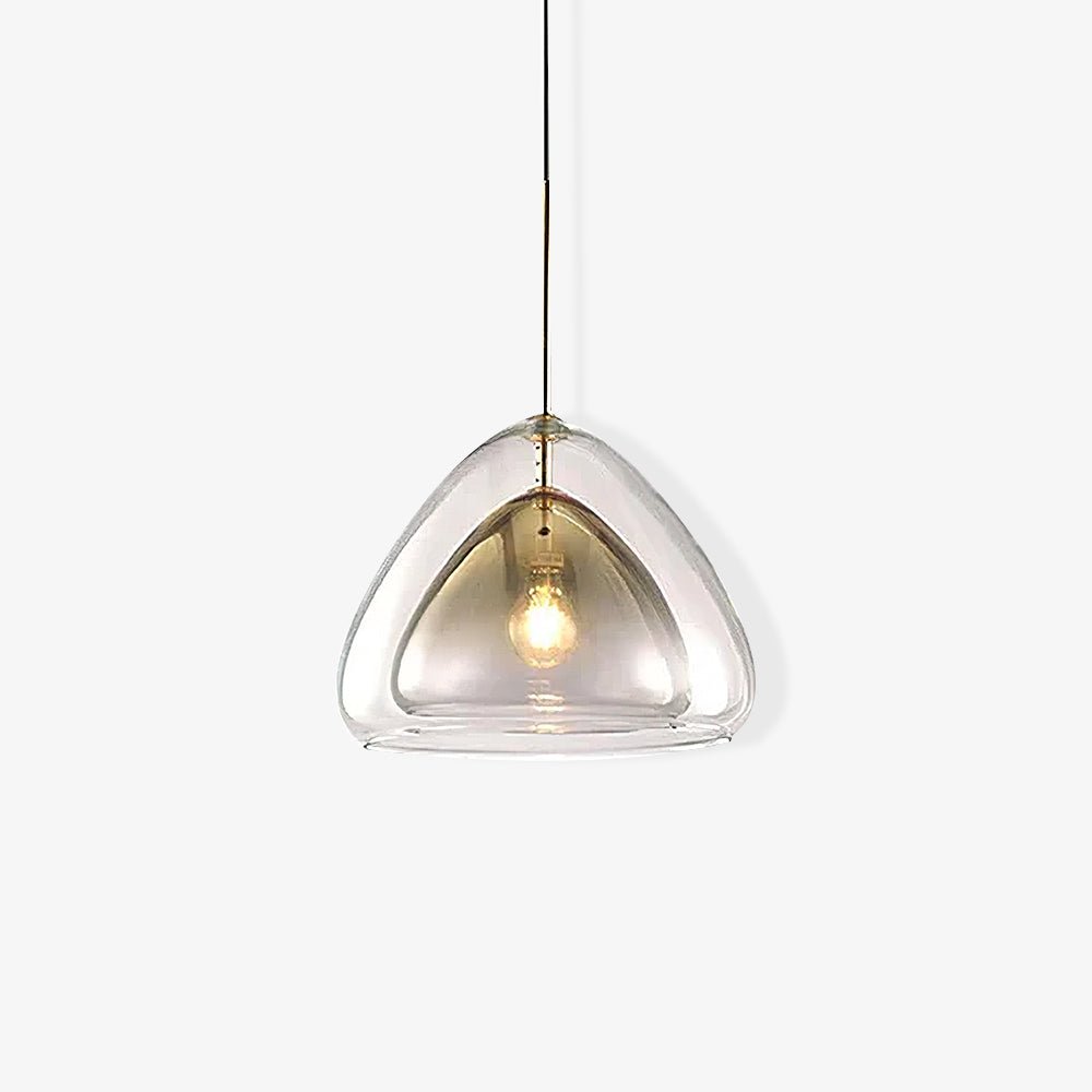 Futurystyczna Lampa Wisząca ze Szkła