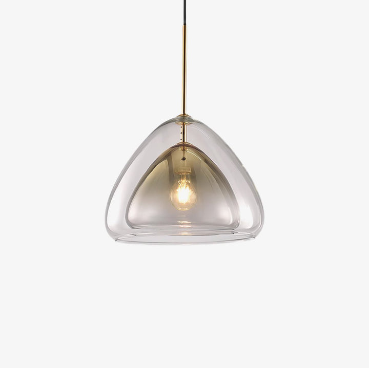 Futurystyczna Lampa Wisząca ze Szkła