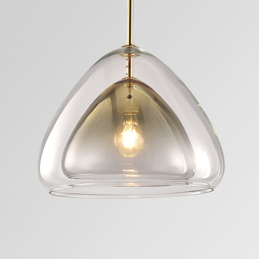 Futurystyczna Lampa Wisząca ze Szkła