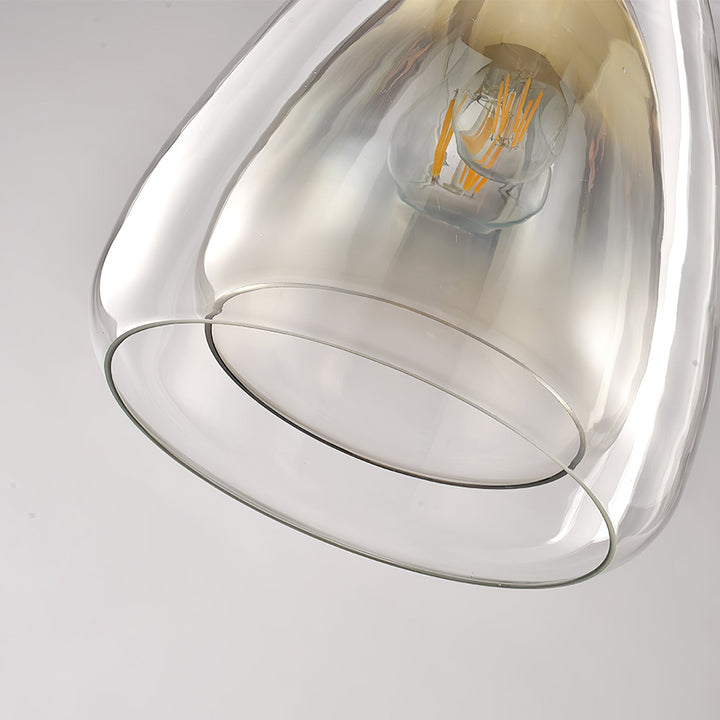 Futurystyczna Lampa Wisząca ze Szkła