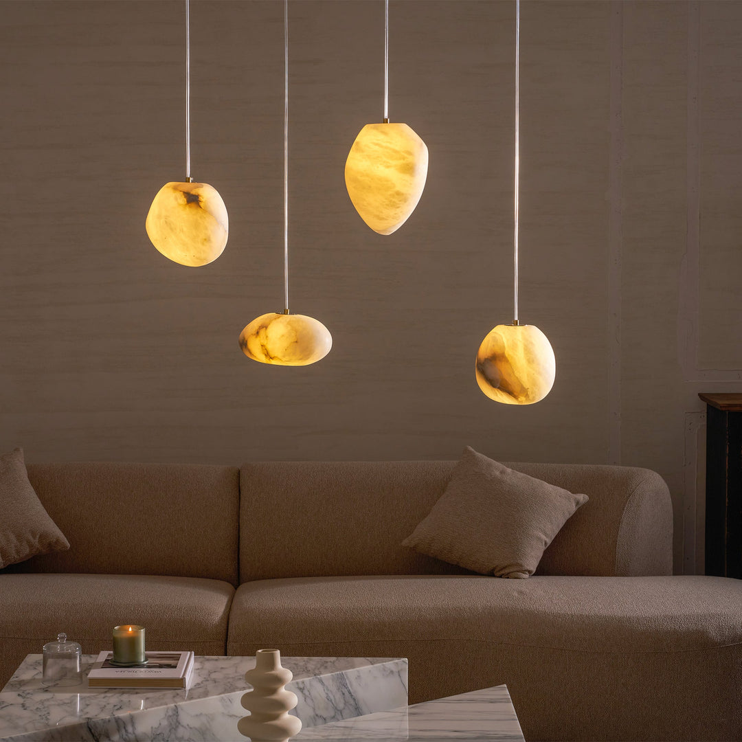 Lampa wisząca Pebbles Alabaster