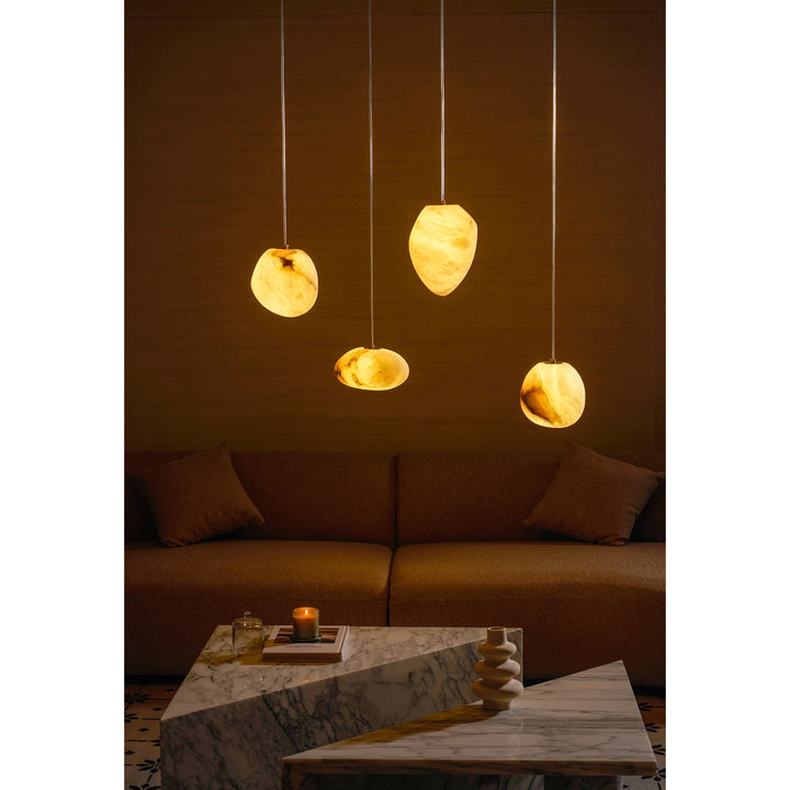 Lampa wisząca Pebbles Alabaster