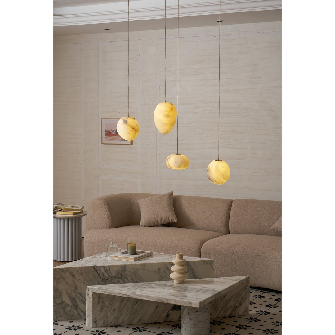 Lampa wisząca Pebbles Alabaster