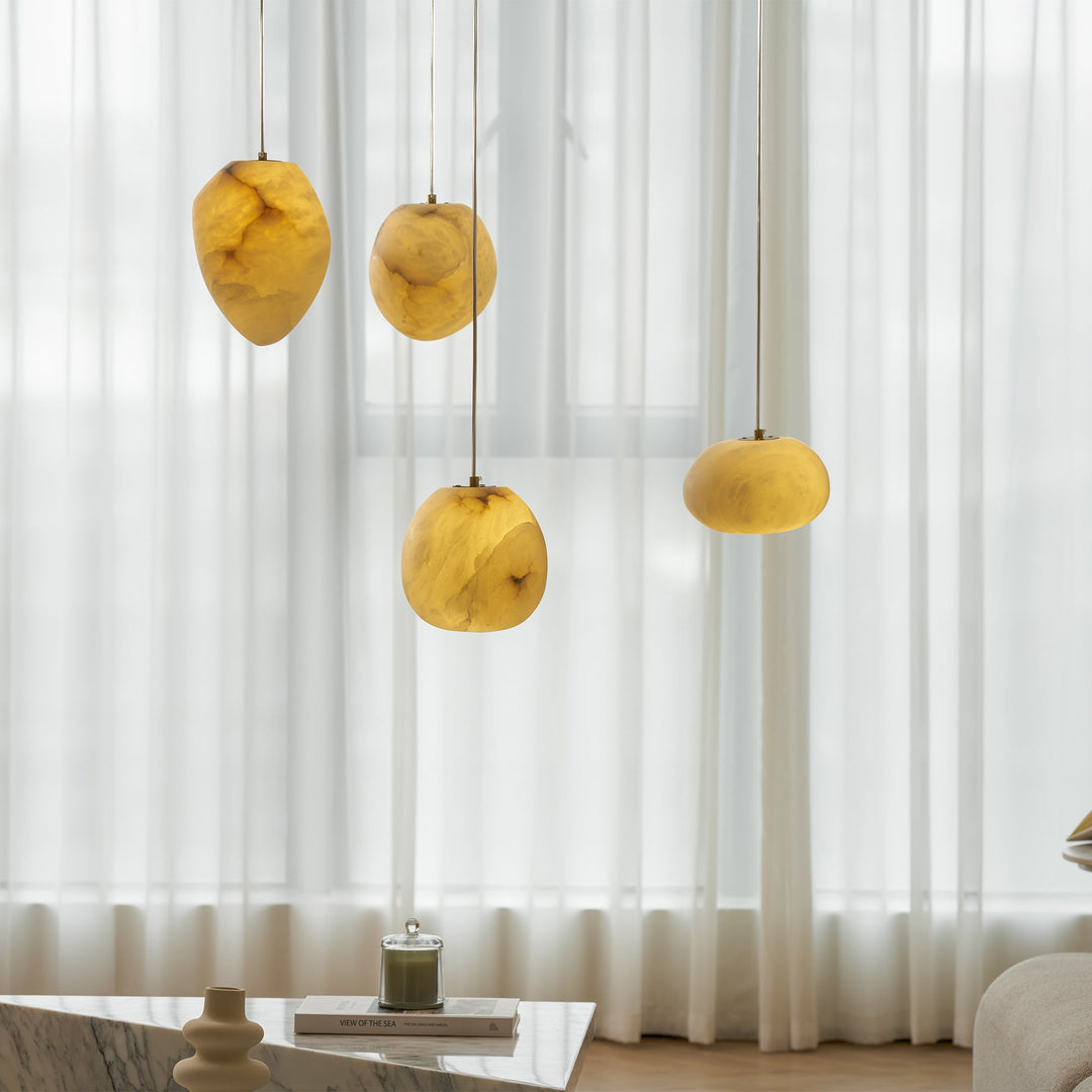 Lampa wisząca Pebbles Alabaster