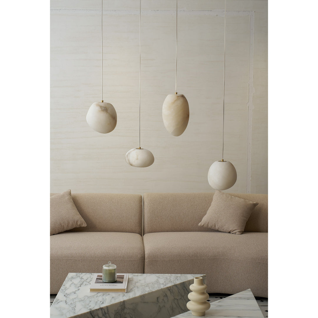 Lampa wisząca Pebbles Alabaster
