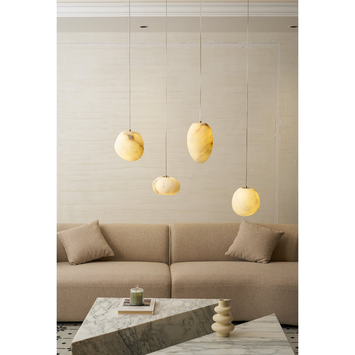 Lampa wisząca Pebbles Alabaster