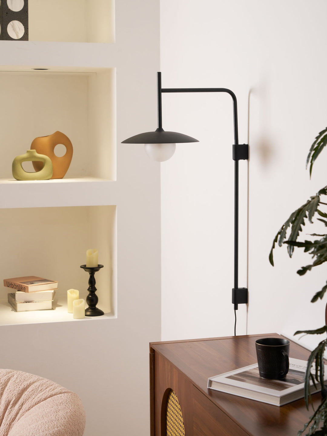 Lampa Ścienna Gea Swing Arm