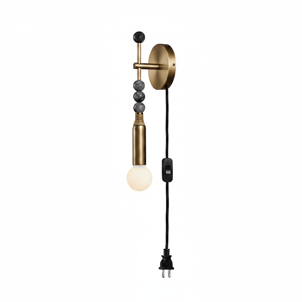 Lampa Ścienna z wtyczką Toam
