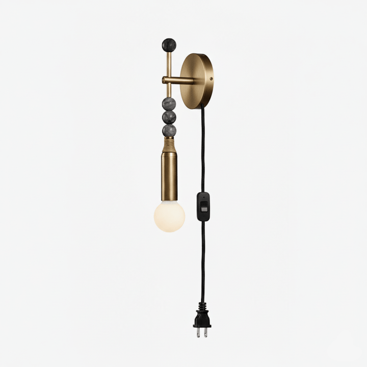 Lampa Ścienna z wtyczką Toam