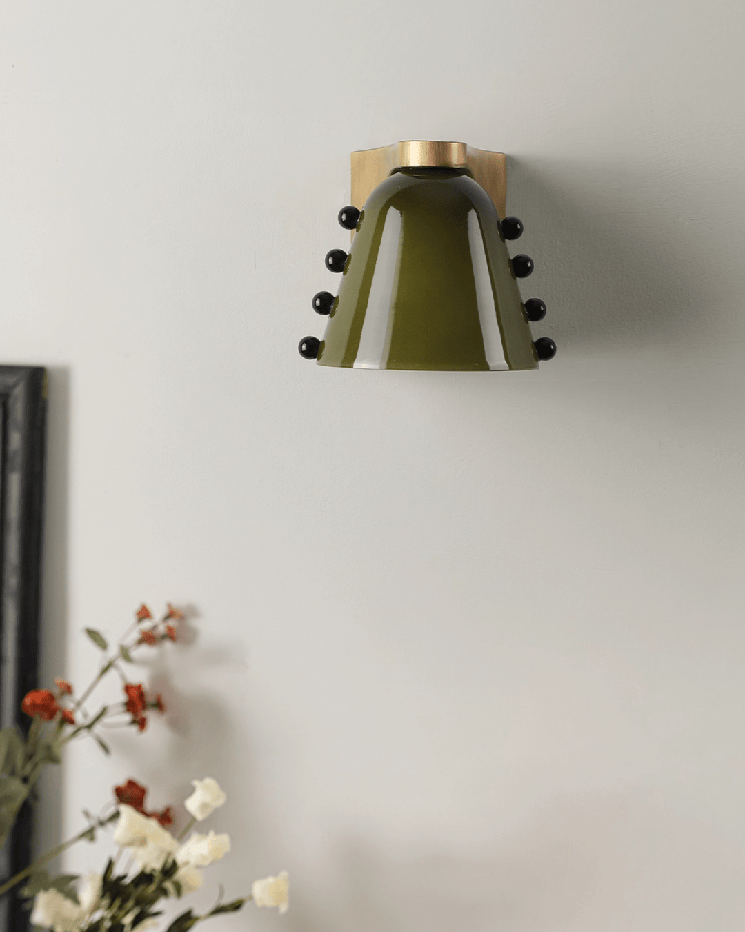 Szklana Lampa Ścienna Gemma