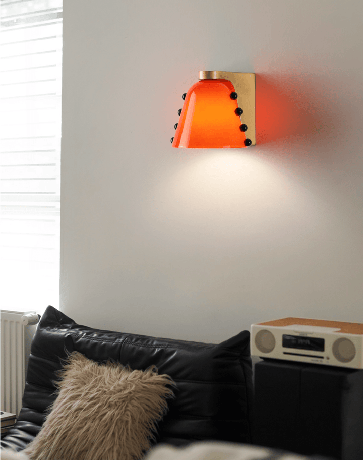 Szklana Lampa Ścienna Gemma