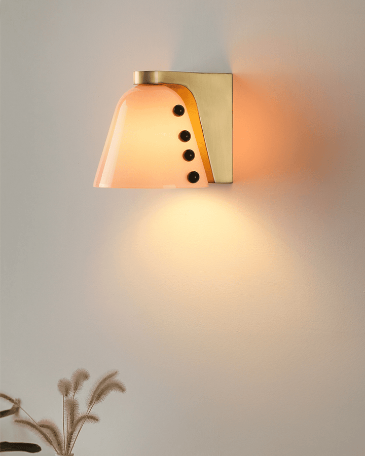 Szklana Lampa Ścienna Gemma