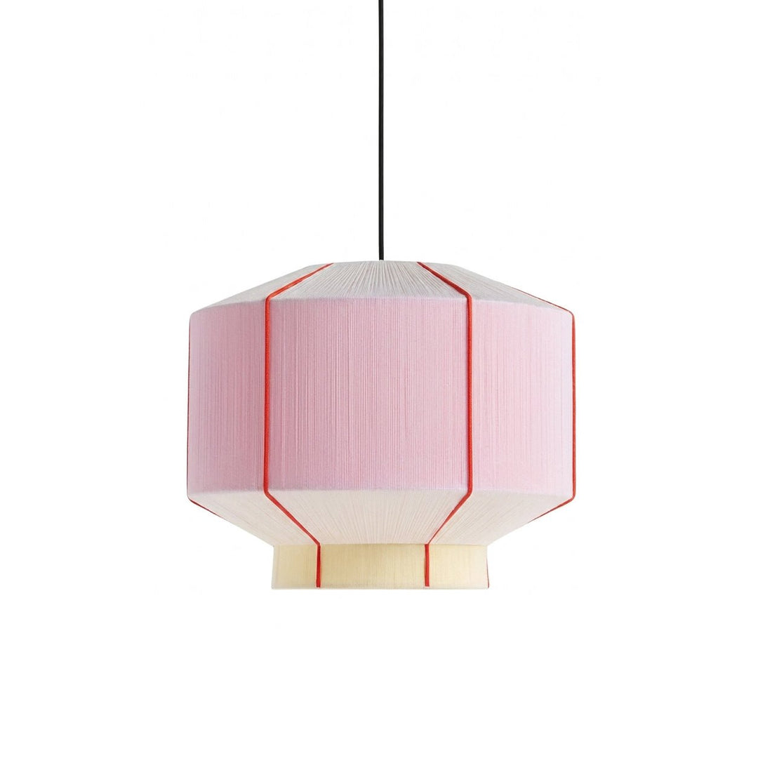 Lampa wisząca z ręcznie nawiniętym kloszem