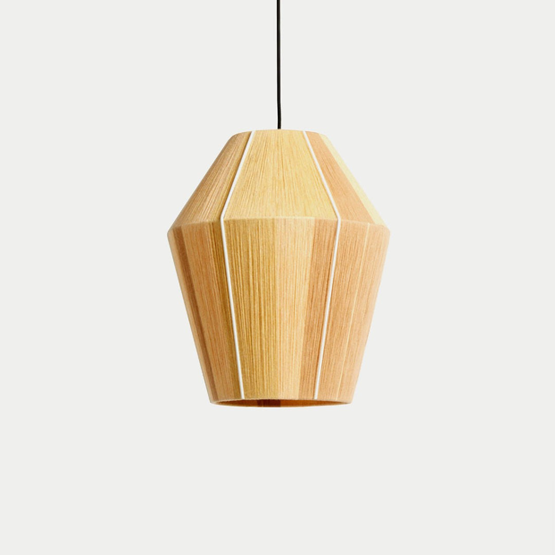 Lampa wisząca z ręcznie nawiniętym kloszem