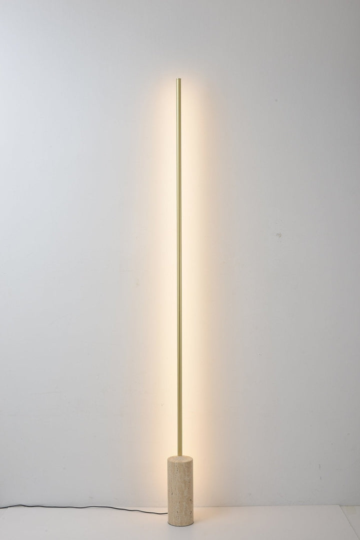 Lampa podłogowa w geometrycznym stylu