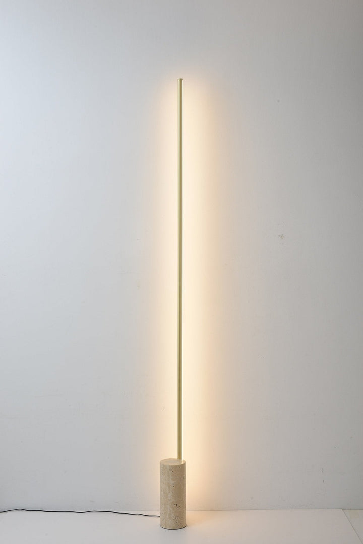 Lampa podłogowa w geometrycznym stylu