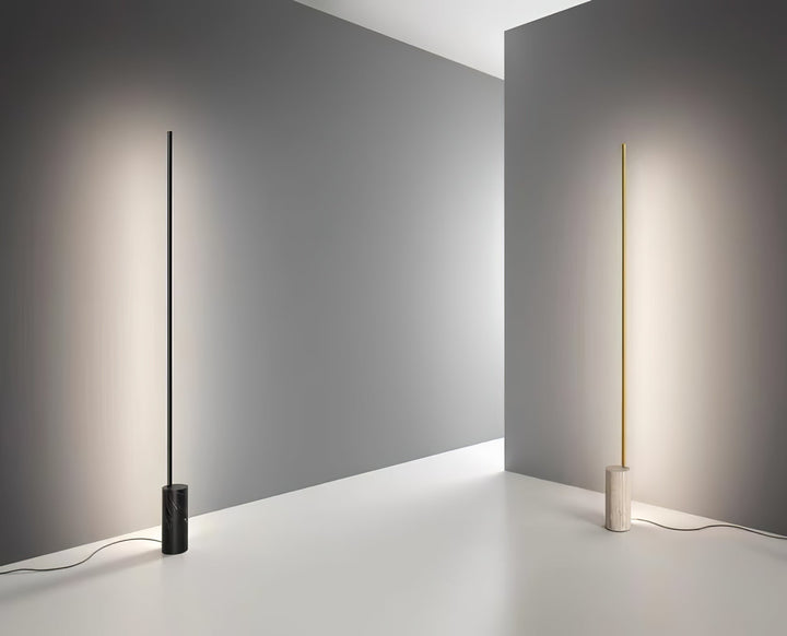 Lampa podłogowa w geometrycznym stylu
