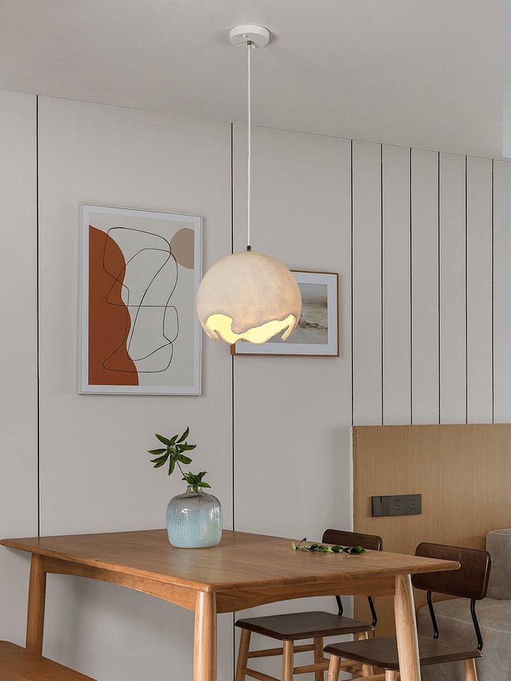 Geometryczny Wiszący Lampa z Żywicy